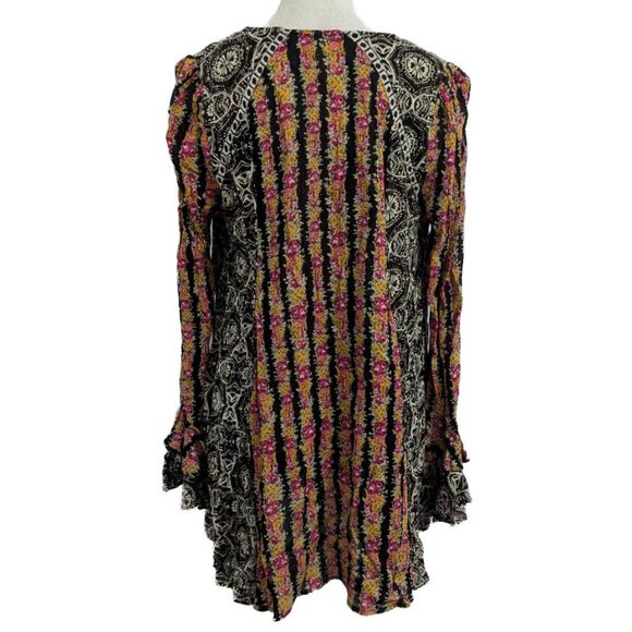 NWT: Free People Falling Into You Multi Print Floral Print Tunic Top/Dress - Picture 5 of 7
